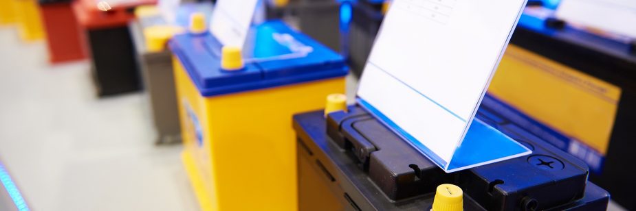 Tipos de bateria para carro